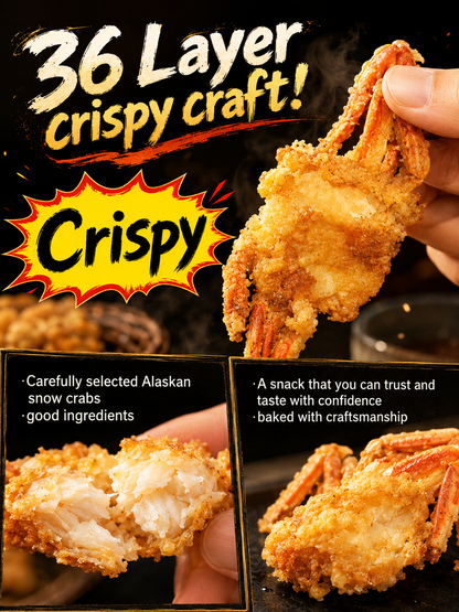 Alaskan Snow Crab Ready-to-EatCrispy Crab-JR+Evan